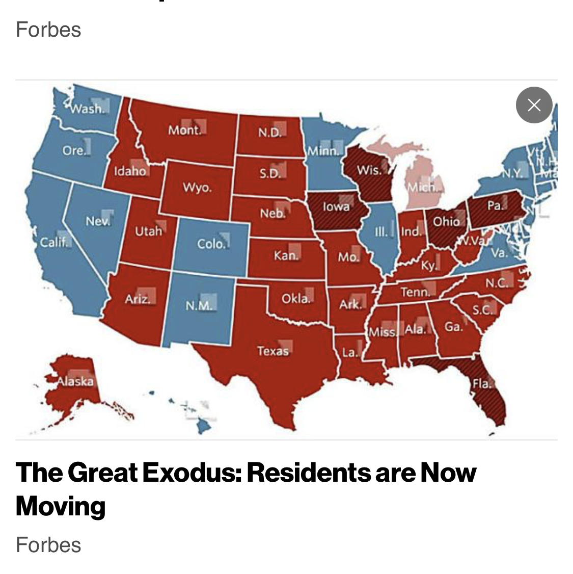 BLUE STATE EXODUS – RED STATES BASK IN THE SUNSHINE | The New Boston ...